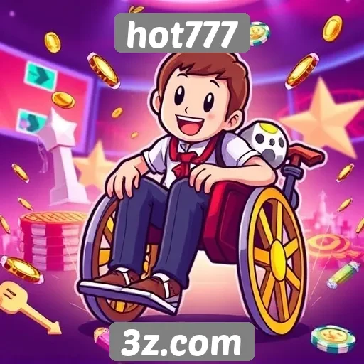 Acessibilidade de jogos no site hot777